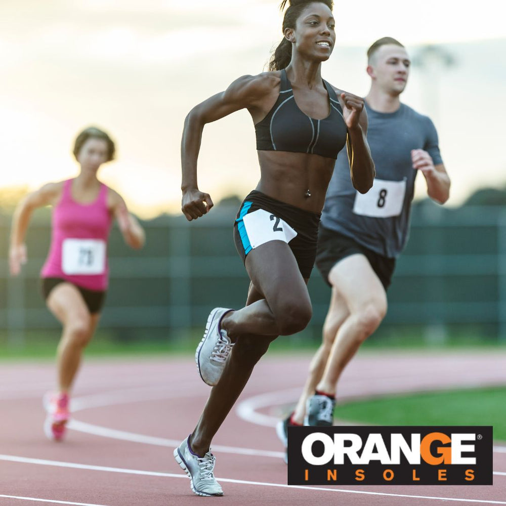 How Insoles Help Body Alignment for Weightlifting Orange Insoles