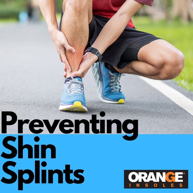 Preventing Shin Splints Orange Insoles