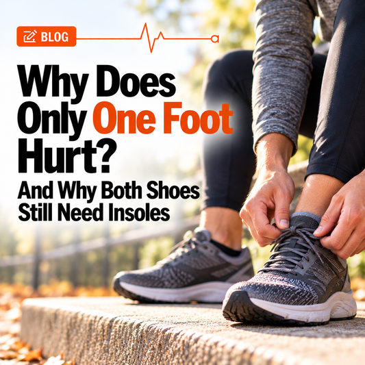 Why One Foot Hurts More Than the Other (And Why the Insole Still Goes in Both Shoes)